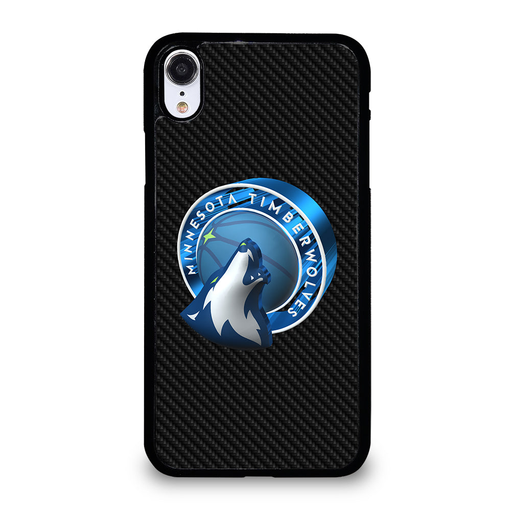 MINNESOTA TIMBERWOLVES CARBON iPhone XR Case Cover