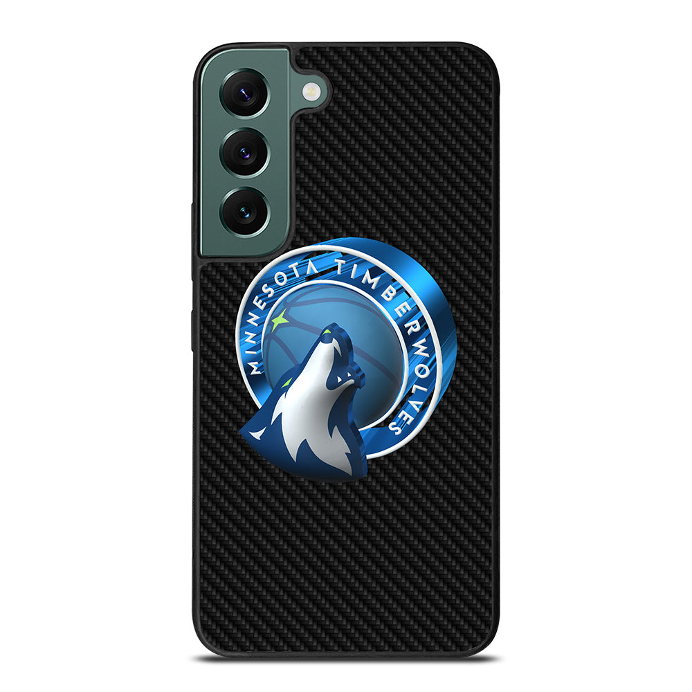 MINNESOTA TIMBERWOLVES CARBON Samsung Galaxy S22 Case Cover