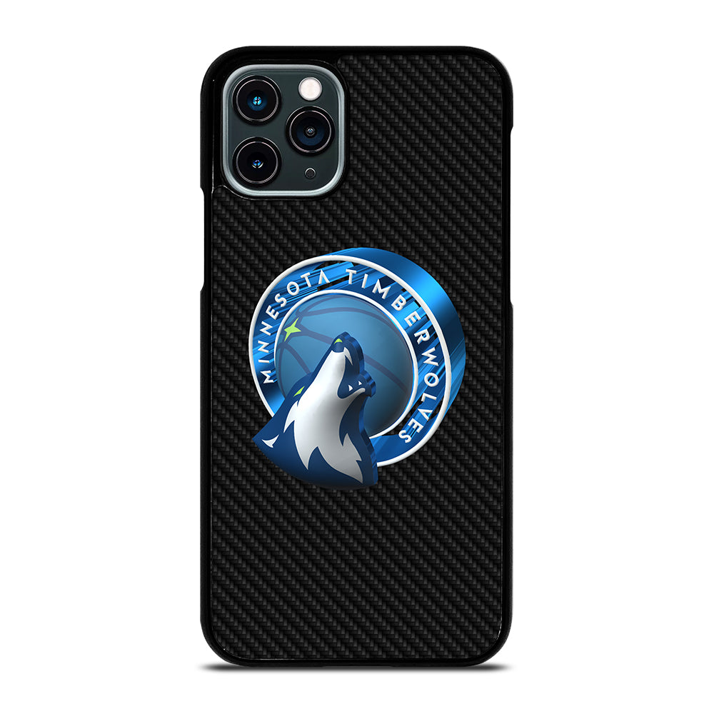MINNESOTA TIMBERWOLVES CARBON iPhone 11 Pro Case Cover