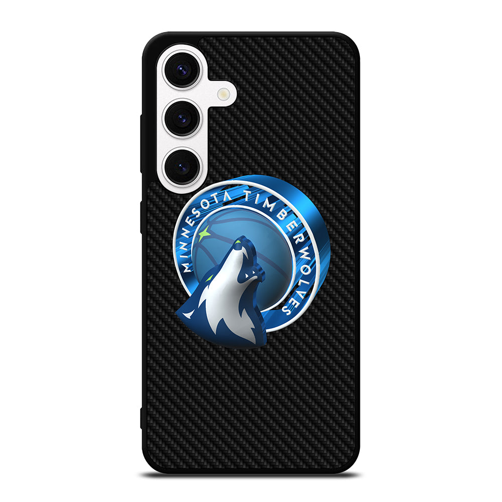 MINNESOTA TIMBERWOLVES CARBON Samsung Galaxy S24 Case Cover
