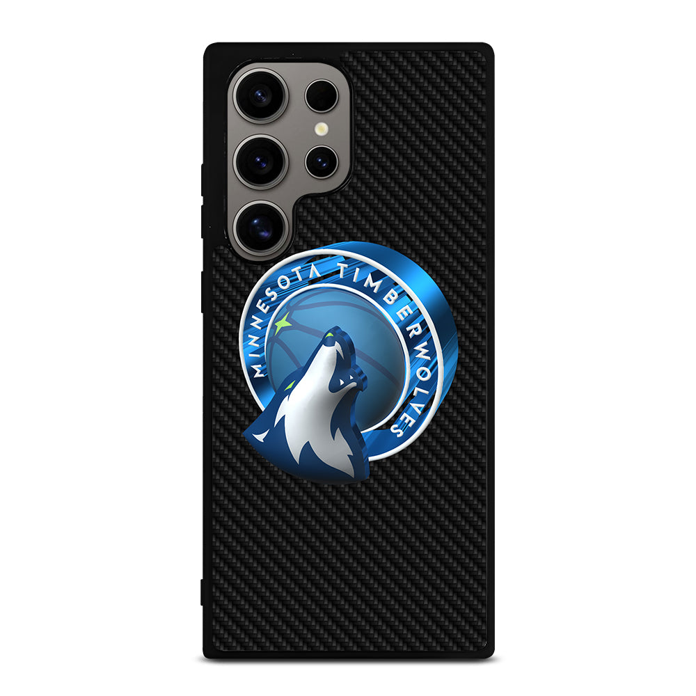 MINNESOTA TIMBERWOLVES CARBON Samsung Galaxy S24 Ultra Case Cover