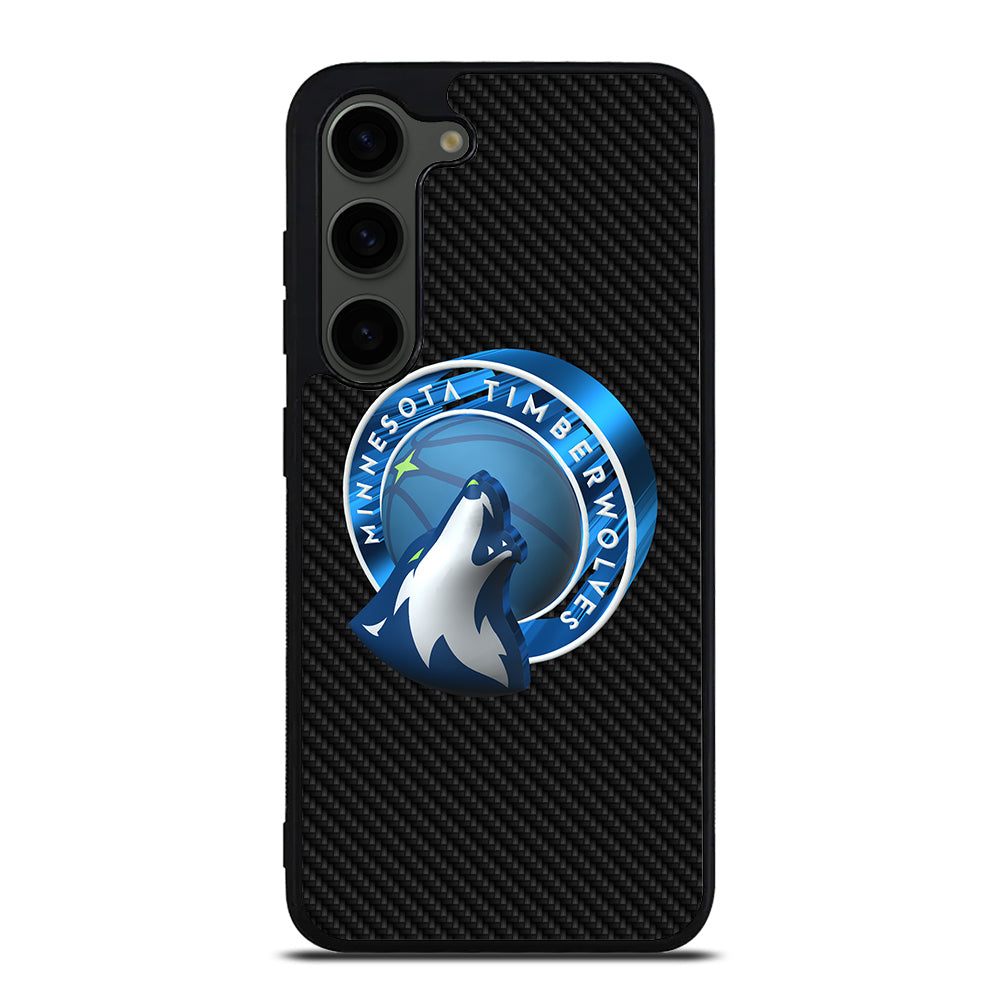 MINNESOTA TIMBERWOLVES CARBON Samsung Galaxy S23 Plus Case Cover