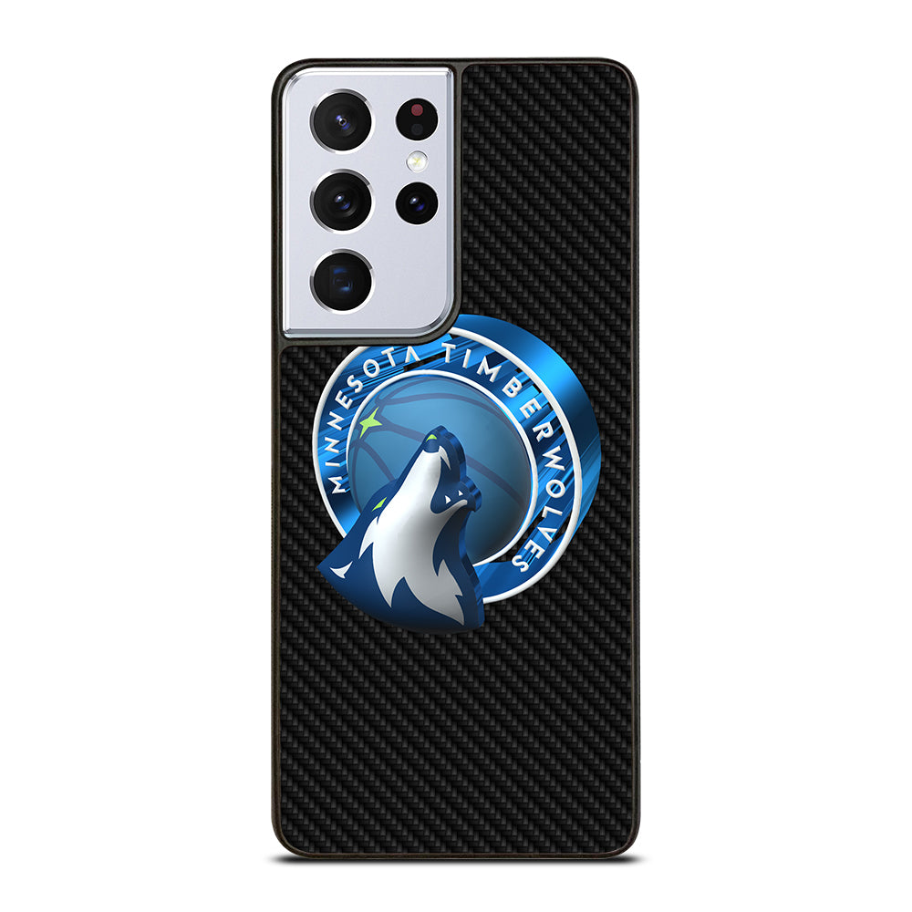 MINNESOTA TIMBERWOLVES CARBON Samsung Galaxy S21 Ultra Case Cover