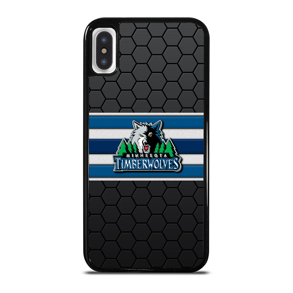 MINNESOTA TIMBERWOLVES HEXAGON LOGO iPhone X / XS Case Cover