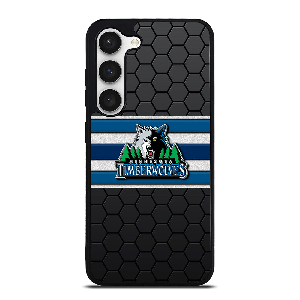 MINNESOTA TIMBERWOLVES HEXAGON LOGO Samsung Galaxy S23 Case Cover