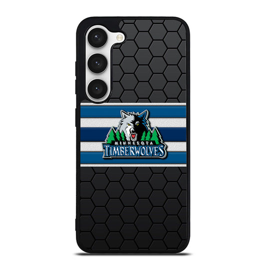 MINNESOTA TIMBERWOLVES HEXAGON LOGO Samsung Galaxy S23 Case Cover