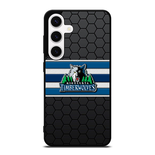 MINNESOTA TIMBERWOLVES HEXAGON LOGO Samsung Galaxy S24 Case Cover