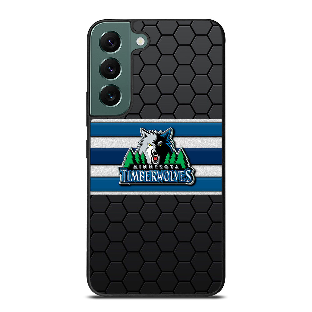 MINNESOTA TIMBERWOLVES HEXAGON LOGO Samsung Galaxy S22 Case Cover