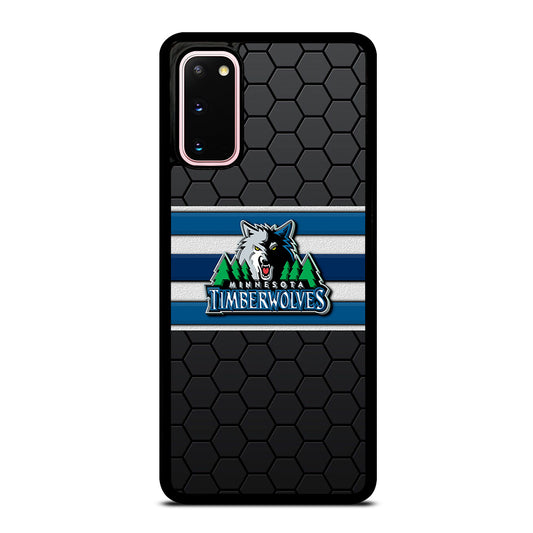 MINNESOTA TIMBERWOLVES HEXAGON LOGO Samsung Galaxy S20 Case Cover
