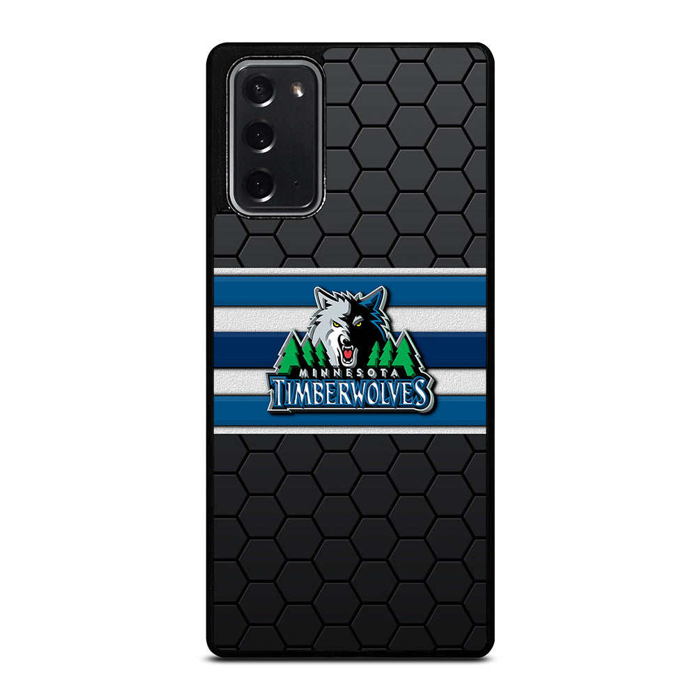 MINNESOTA TIMBERWOLVES HEXAGON LOGO Samsung Galaxy Note 20 Case Cover