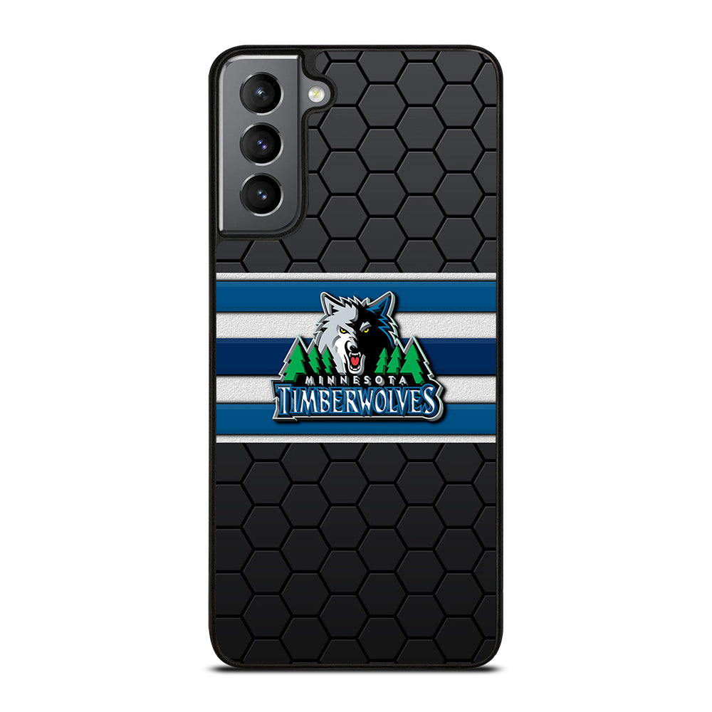 MINNESOTA TIMBERWOLVES HEXAGON LOGO Samsung Galaxy S21 Plus Case Cover