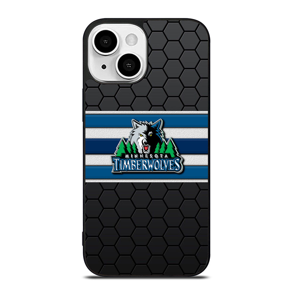 MINNESOTA TIMBERWOLVES HEXAGON LOGO iPhone 13 Mini Case Cover