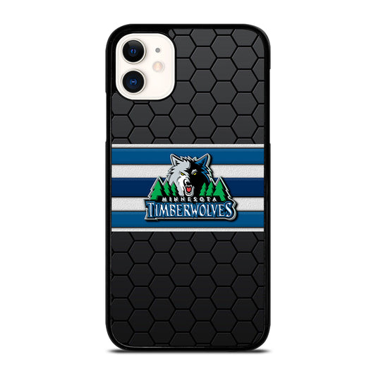 MINNESOTA TIMBERWOLVES HEXAGON LOGO iPhone 11 Case Cover