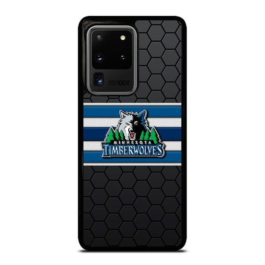 MINNESOTA TIMBERWOLVES HEXAGON LOGO Samsung Galaxy S20 Ultra Case Cover