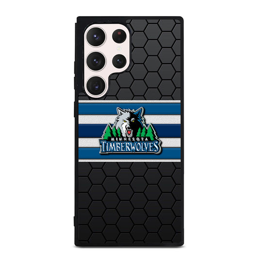MINNESOTA TIMBERWOLVES HEXAGON LOGO Samsung Galaxy S23 Ultra Case Cover