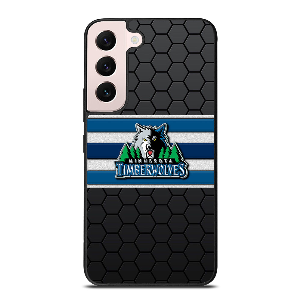 MINNESOTA TIMBERWOLVES HEXAGON LOGO Samsung Galaxy S22 Plus Case Cover