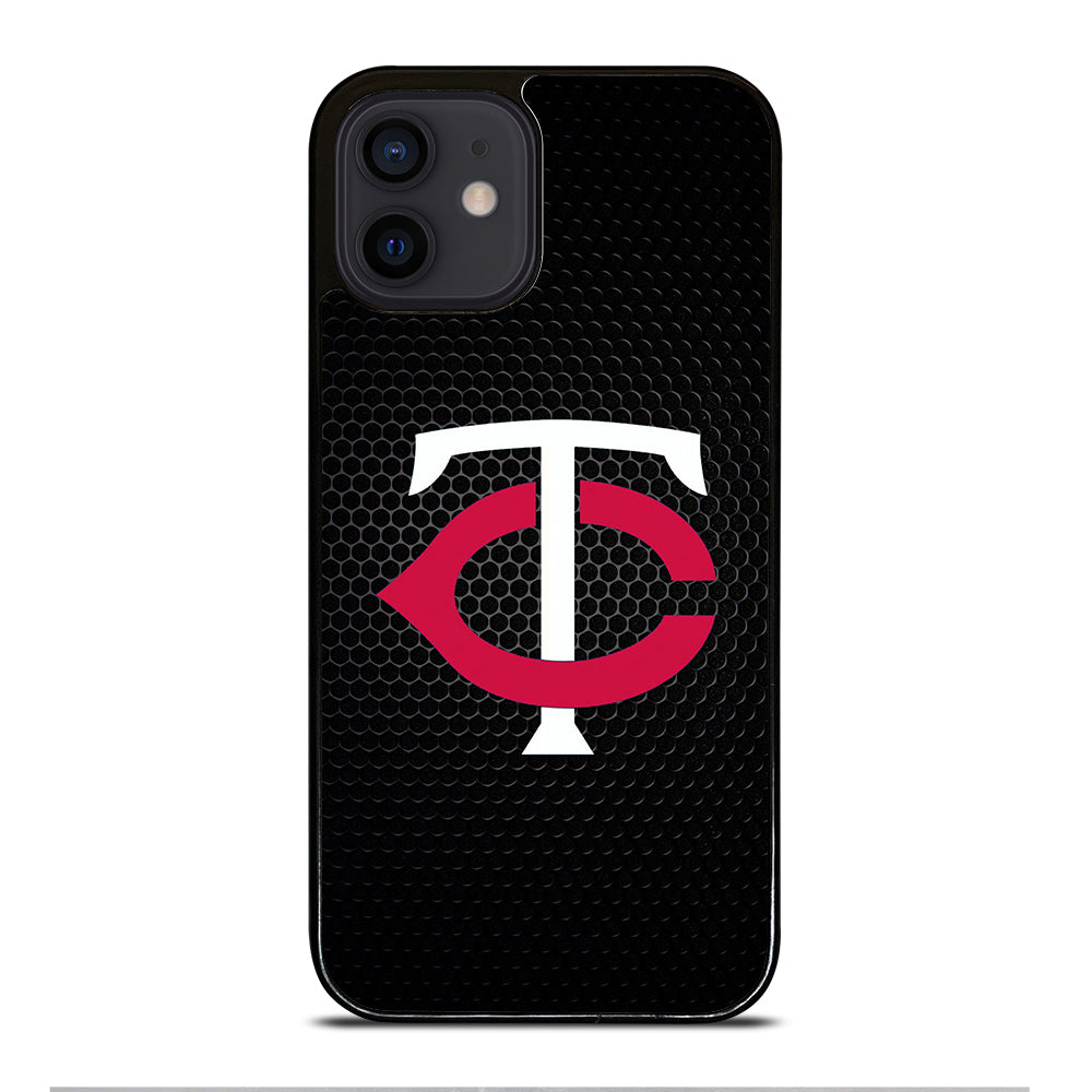 MINNESOTA TWINS METAL LOGO iPhone 12 Mini Case Cover