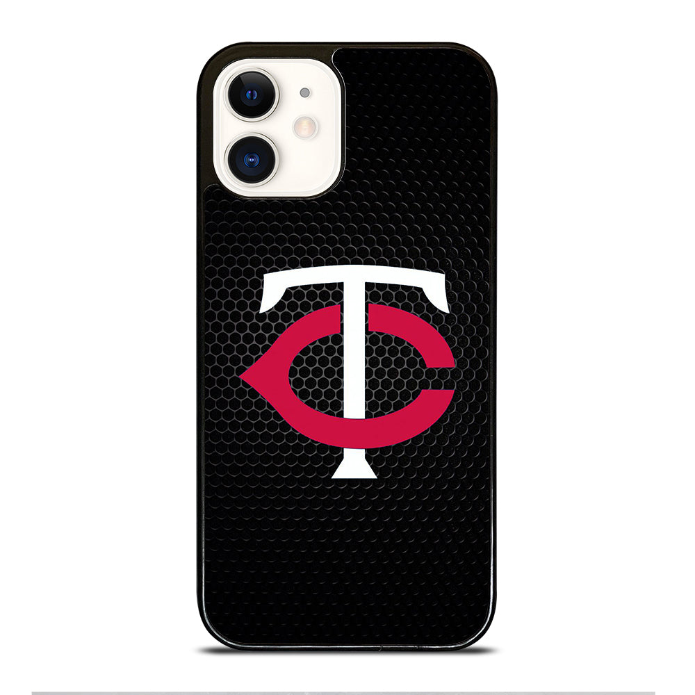 MINNESOTA TWINS METAL LOGO iPhone 12 Case Cover