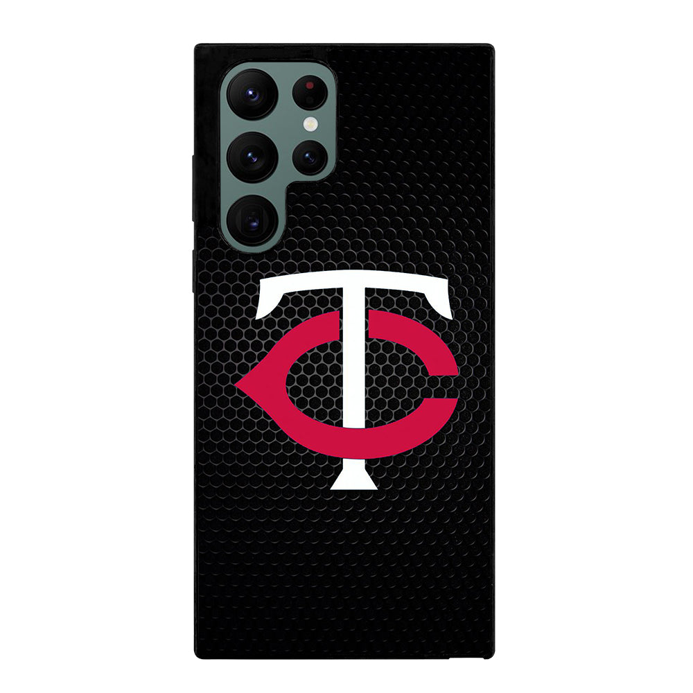 MINNESOTA TWINS METAL LOGO Samsung Galaxy S22 Ultra Case Cover