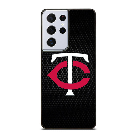 MINNESOTA TWINS METAL LOGO Samsung Galaxy S21 Ultra Case Cover
