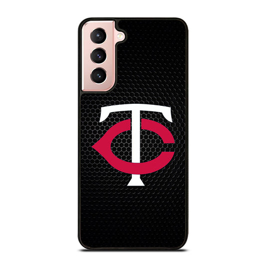 MINNESOTA TWINS METAL LOGO Samsung Galaxy S21 Case Cover