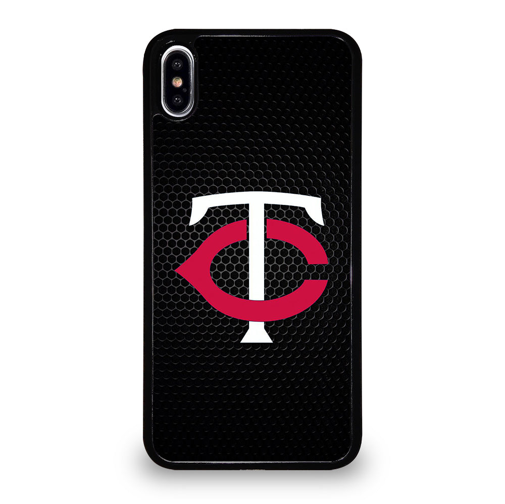MINNESOTA TWINS METAL LOGO iPhone XS Max Case Cover
