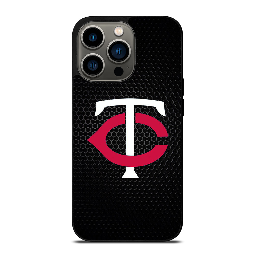 MINNESOTA TWINS METAL LOGO iPhone 13 Pro Case Cover
