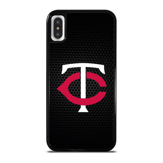MINNESOTA TWINS METAL LOGO iPhone X / XS Case Cover