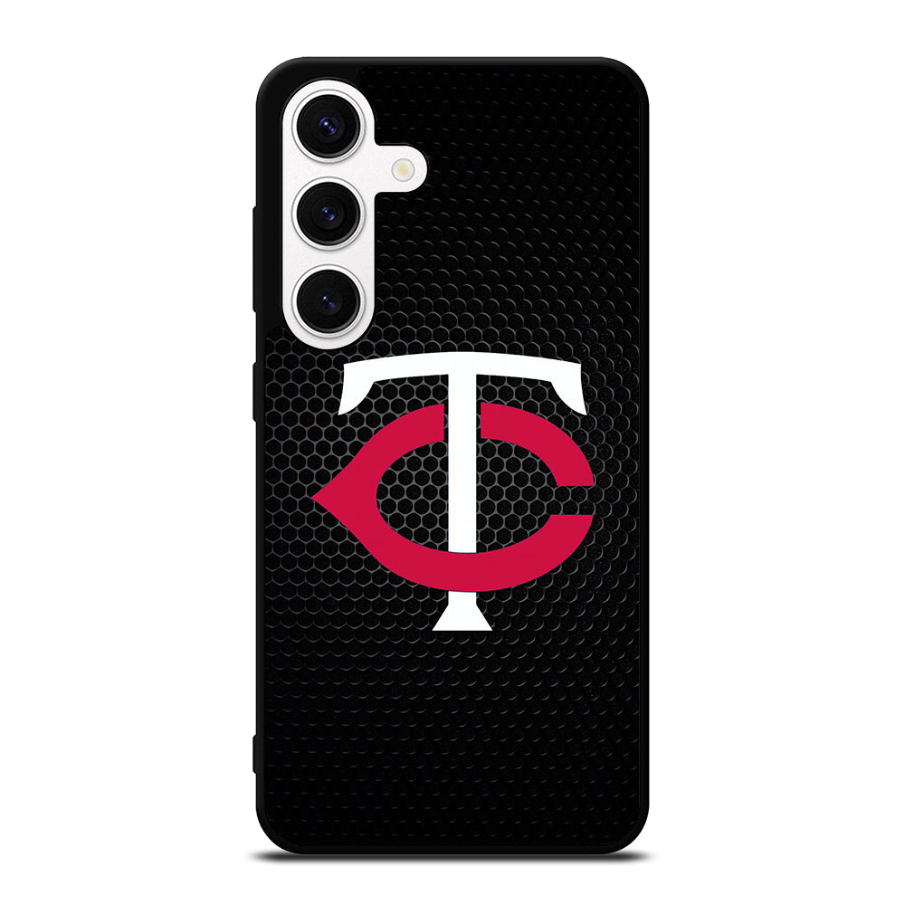 MINNESOTA TWINS METAL LOGO Samsung Galaxy S24 Case Cover