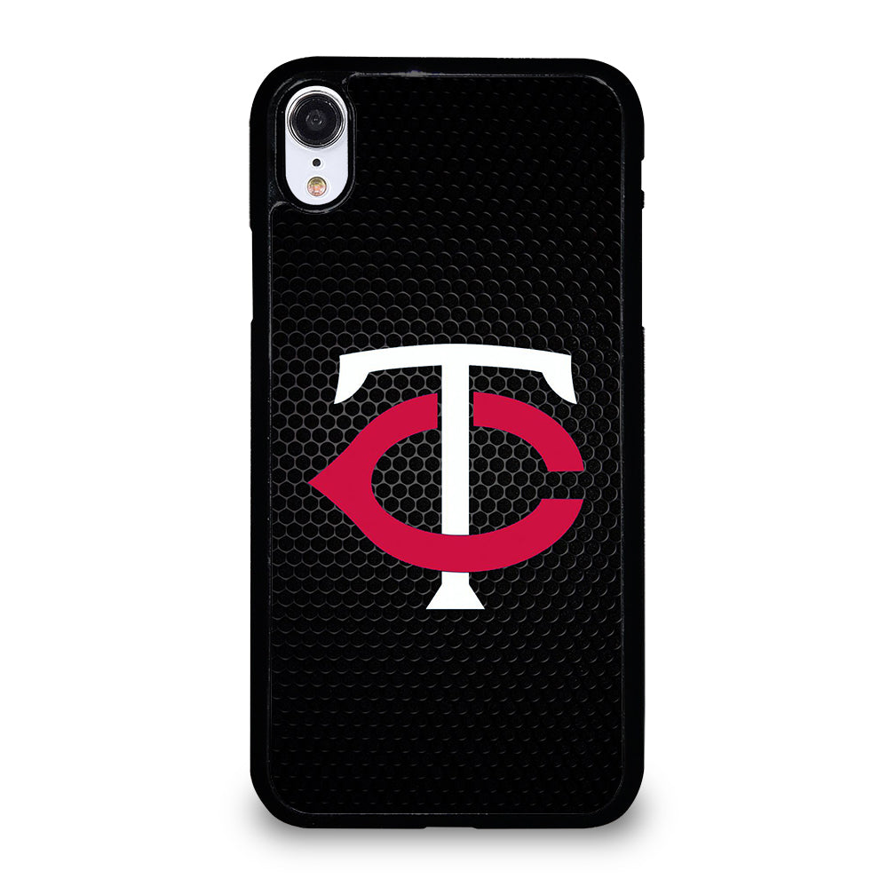 MINNESOTA TWINS METAL LOGO iPhone XR Case Cover