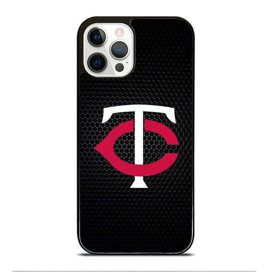 MINNESOTA TWINS METAL LOGO iPhone 12 Pro Case Cover