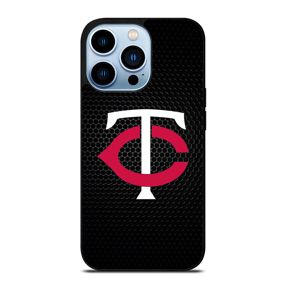 MINNESOTA TWINS METAL LOGO iPhone 13 Pro Max Case Cover