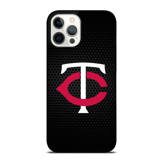 MINNESOTA TWINS METAL LOGO iPhone 12 Pro Max Case Cover