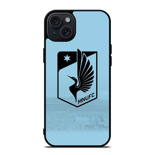 MINNESOTA UNITED FC ICON iPhone 15 Plus Case Cover