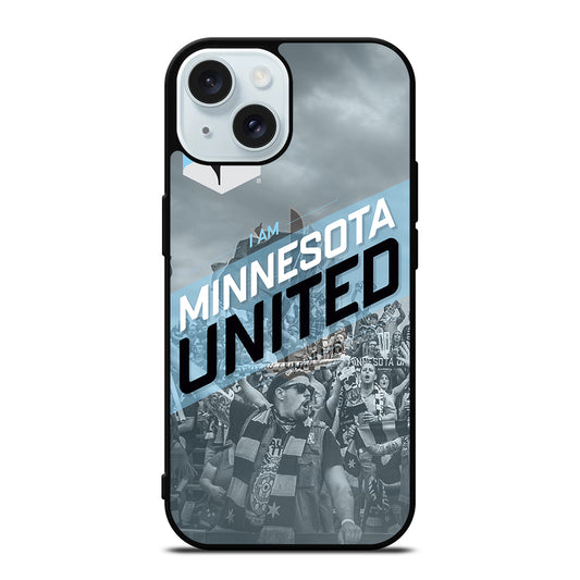 MINNESOTA UNITED FC LOGO iPhone 15 Case Cover