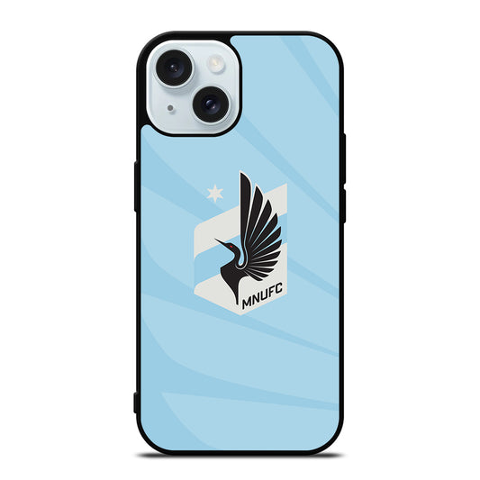 MINNESOTA UNITED FC SOCCER ICON iPhone 15 Case Cover