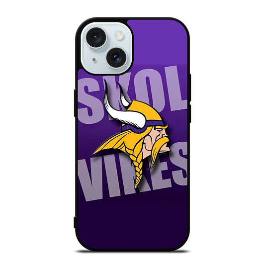 MINNESOTA VIKINGS LOGO iPhone 15 Case Cover