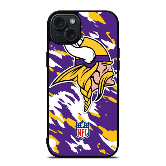 MINNESOTA VIKINGS NFL iPhone 15 Plus Case Cover