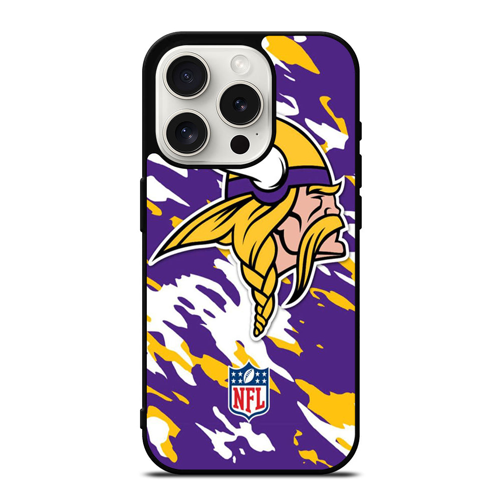 MINNESOTA VIKINGS NFL iPhone 15 Pro Case Cover