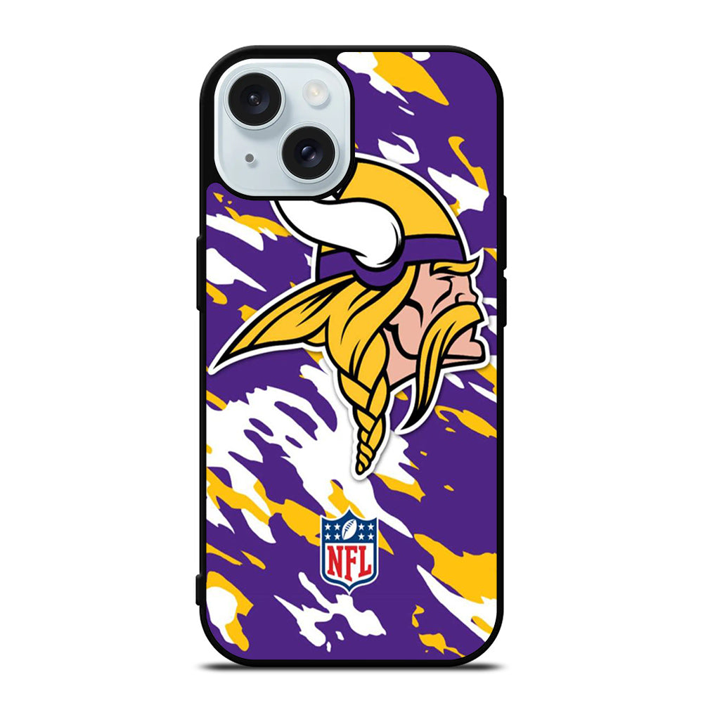 MINNESOTA VIKINGS NFL iPhone 15 Case Cover