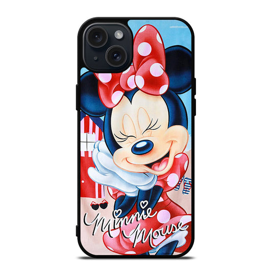 MINNIE MOUSE SMILE iPhone 15 Plus Case Cover