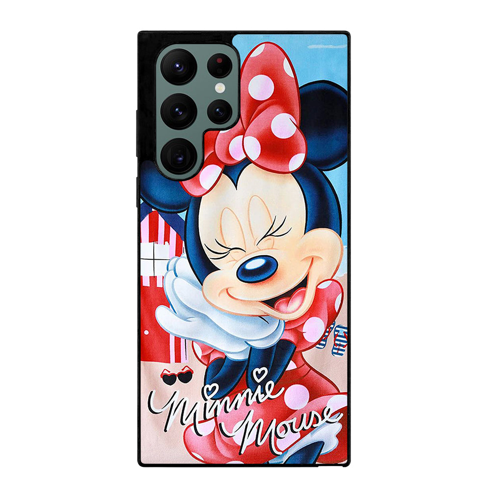 MINNIE MOUSE SMILE Samsung Galaxy S22 Ultra Case Cover