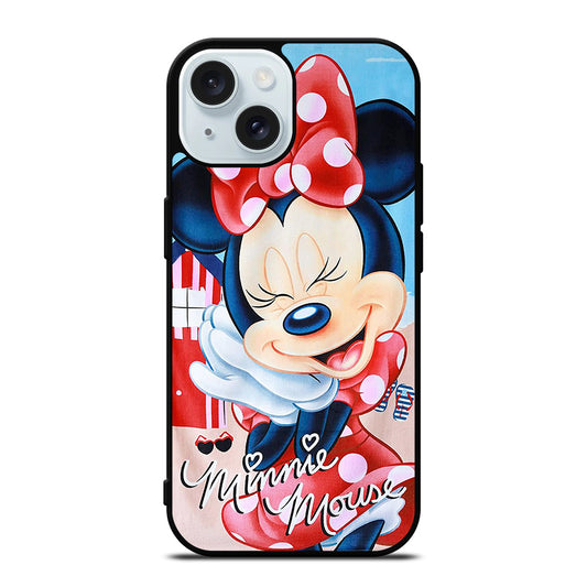 MINNIE MOUSE SMILE iPhone 15 Case Cover