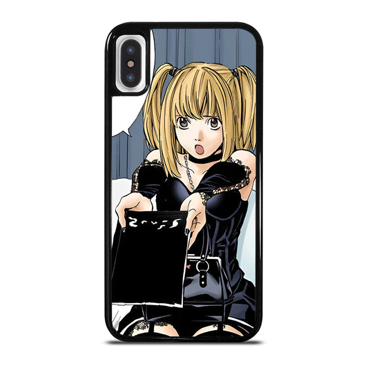 MISA AMANE DEATH NOTE CUTE iPhone X / XS Case Cover