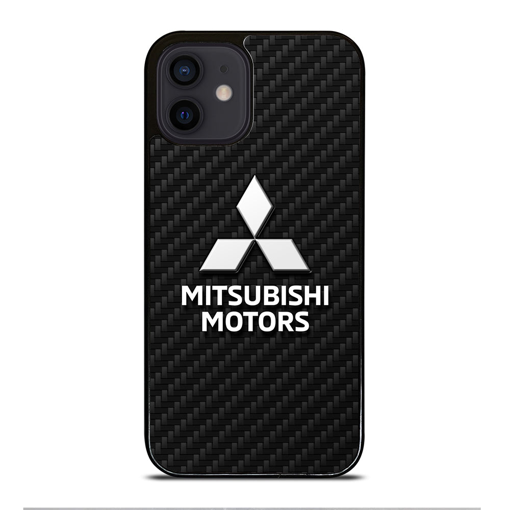 MITSUBISHI MOTORS CARBON LOGO 2 iPhone 12 Mini Case Cover