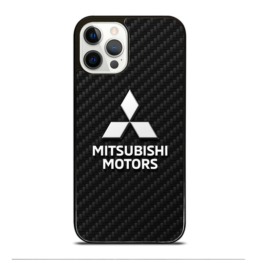 MITSUBISHI MOTORS CARBON LOGO 2 iPhone 12 Pro Case Cover