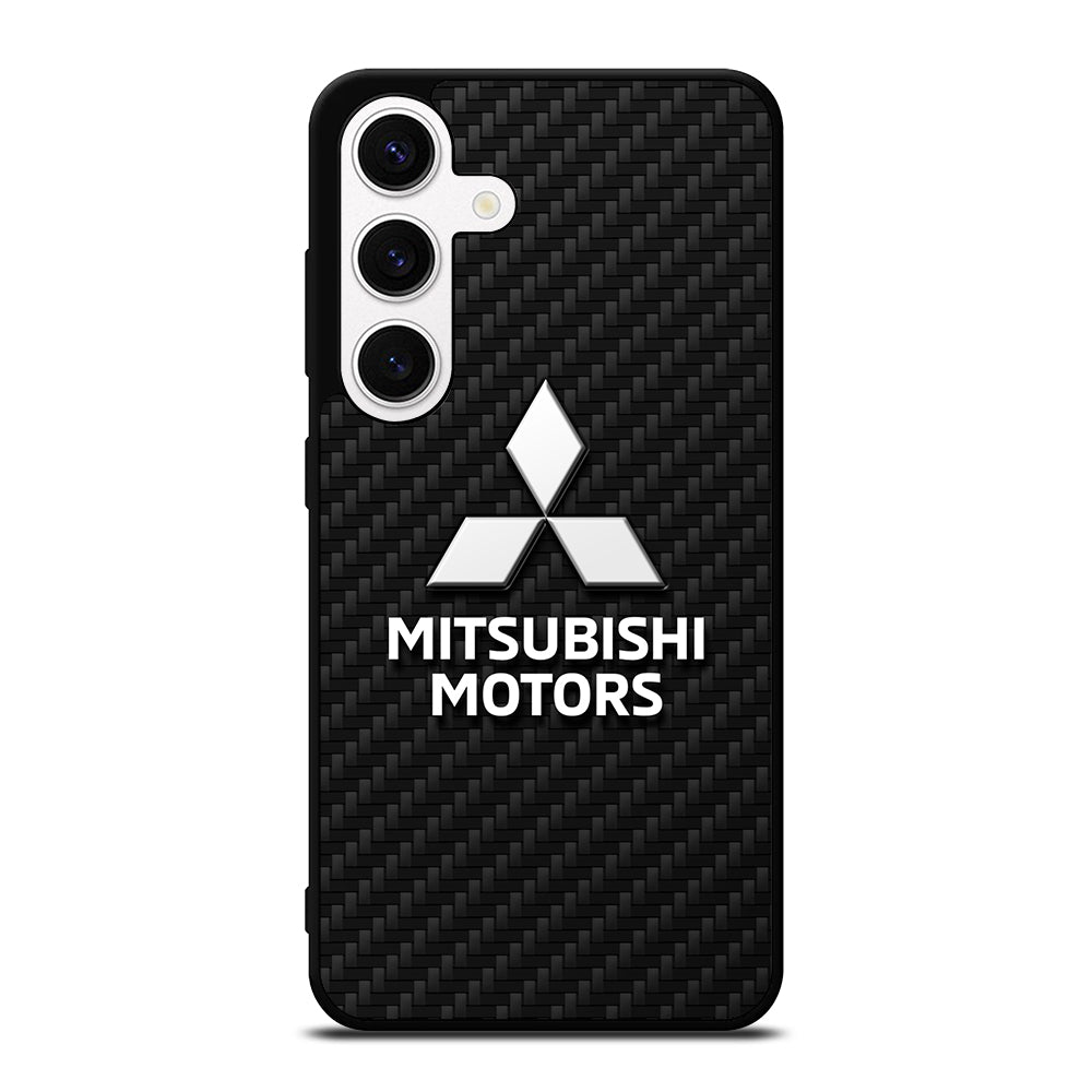 MITSUBISHI MOTORS CARBON LOGO 2 Samsung Galaxy S24 Case Cover
