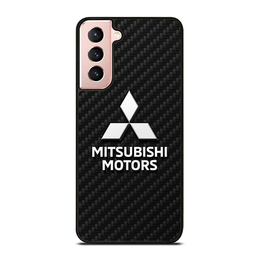 MITSUBISHI MOTORS CARBON LOGO 2 Samsung Galaxy S21 Case Cover