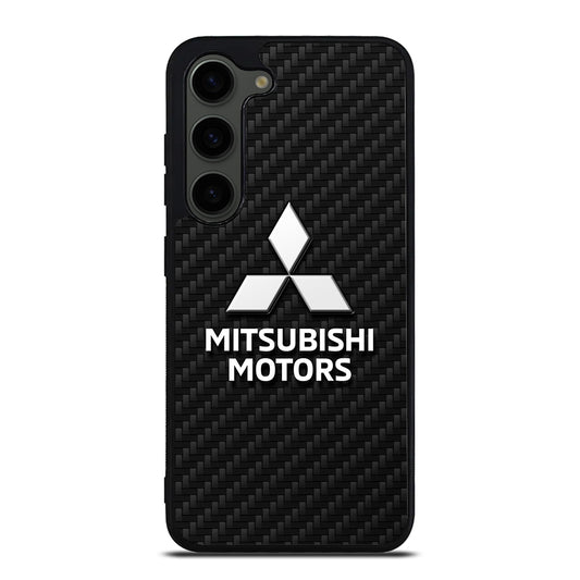 MITSUBISHI MOTORS CARBON LOGO 2 Samsung Galaxy S23 Plus Case Cover