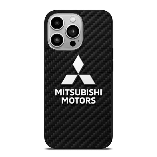 MITSUBISHI MOTORS CARBON LOGO 2 iPhone 14 Pro Case Cover
